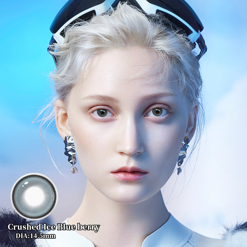 Crushed ice blue 14.5mm