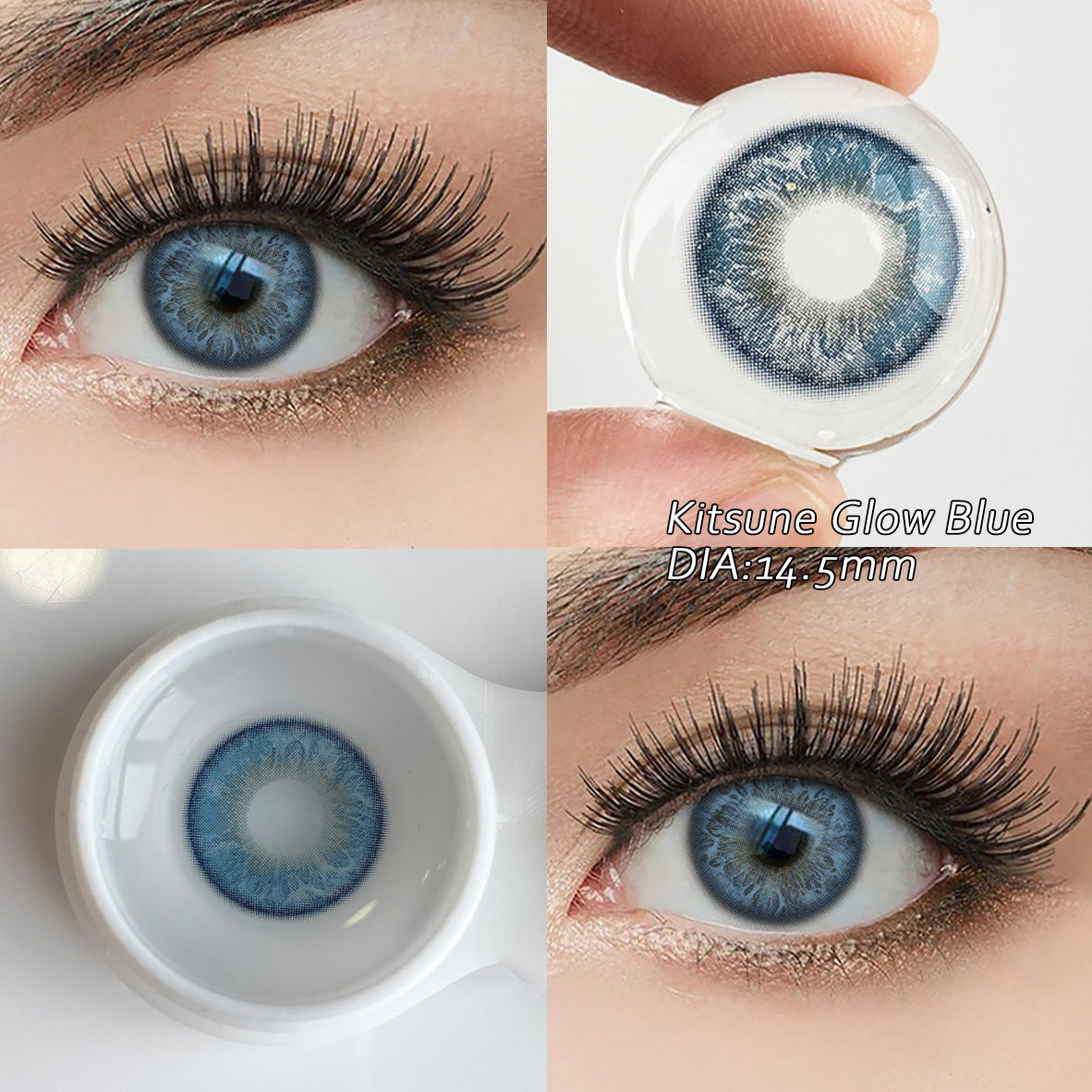 Kitsune Glow Blue 14.5mm